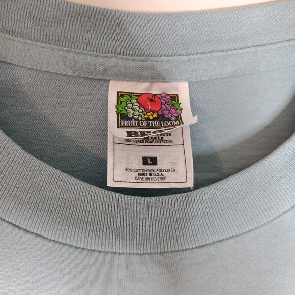 Vintage Single Stitch Tshirt USS Carolina, Large - Picture 4 of 5